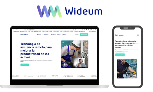 Diseño web para Wideum - Hayas Marketing